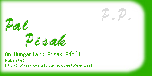 pal pisak business card